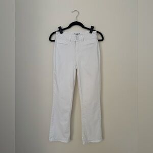 PAIGE White Claudine High-Rise Pants